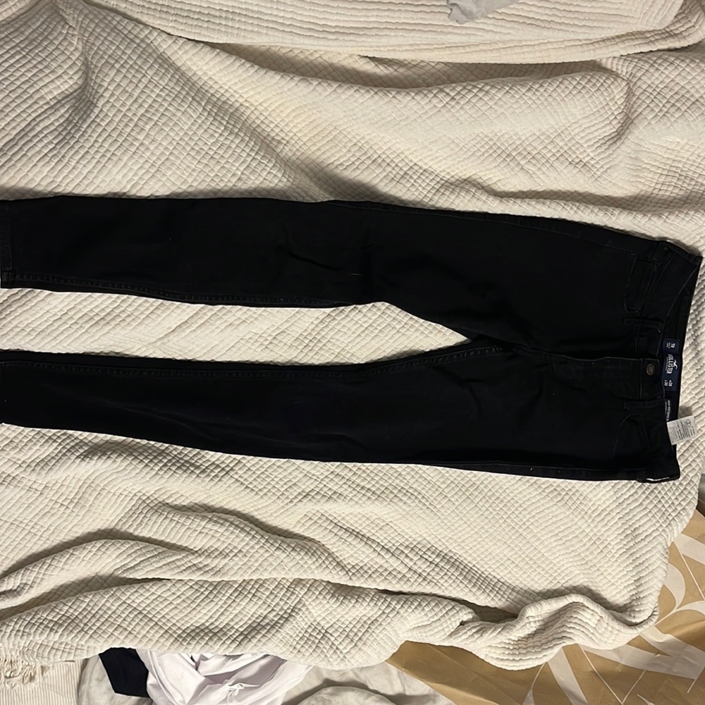 High waisted hollister black jeans